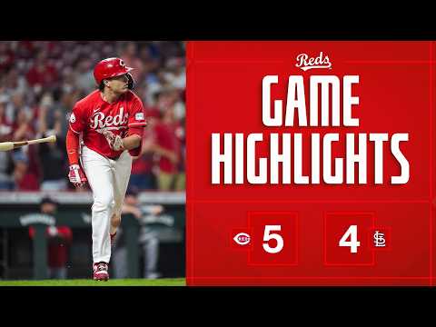 Reds 5:4 Cardinals – Sal Stewarts 3-Run-Homer dreht Partie im Great American Ball Park
