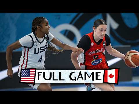 USA U17 Women vs Canada U17 Women 86:60 — USA-Halbfinal-Demonstration gegen Kanada bei der U17-WM