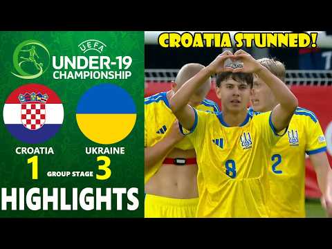 Ukraine U19 dreht Partie gegen Kroatien U19 und startet mit 3:1-Sieg in die U19-EM