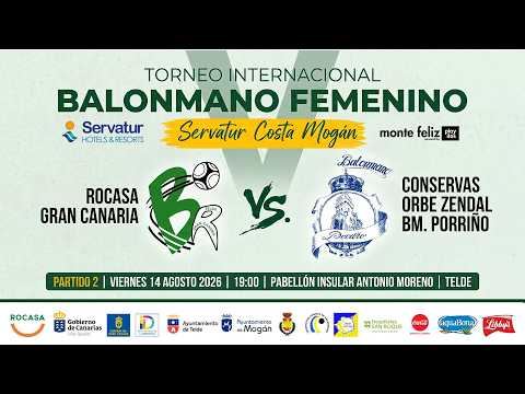Rocasa Gran Canaria vs. BM Porriño 19:22 – Auftaktniederlage für den Meister im V Torneo Internacional